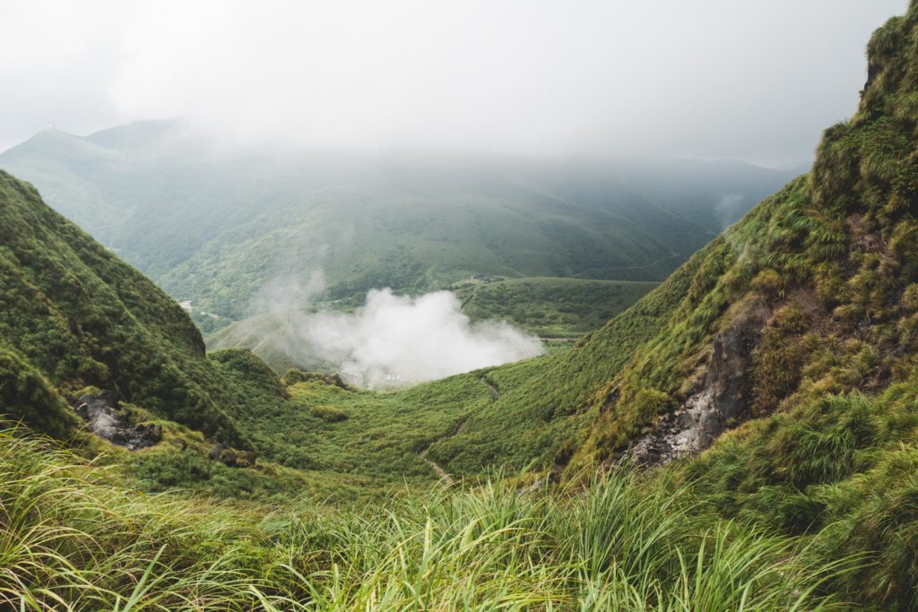 Qixing trail à Yangmingshan, vue du sommet