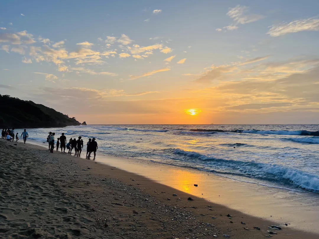 Coucher de soleil à Xiao Liu Qiu
