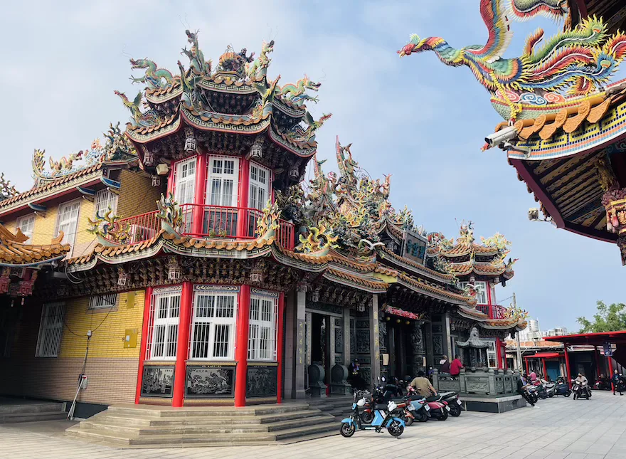 Temple à Xiao Liu Qiu, Taiwan